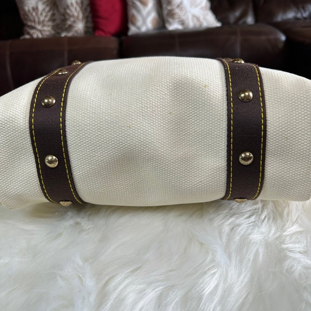 Authentic Louis Vuitton Antigua Cabas MM Canvas Tote Bag - Picture 10 of 16